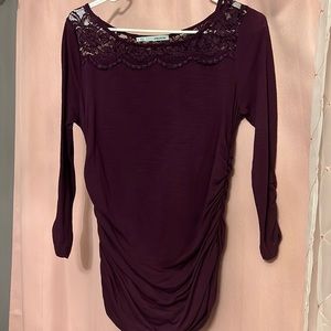 Maurice’s size M, 3/4 sleeve shirt, plum purple